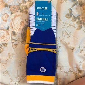 Stance Fusion Basketball GS Warriors Socks